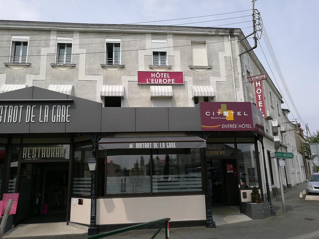 Cit'Hotel L'Europe - Cholet Gare Экстерьер фото